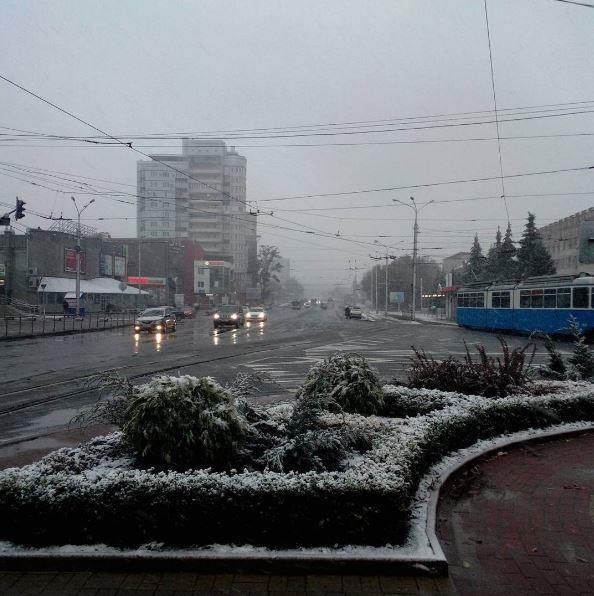 В Украине выпал первый снег: яркие фото и видео