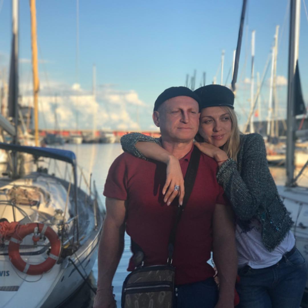 Оля Полякова и муж Вадим