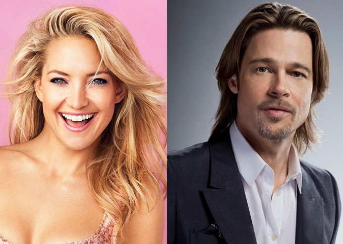 ЗМІ заговорили про роман У Бреда Пітта з Кейт Хадсон