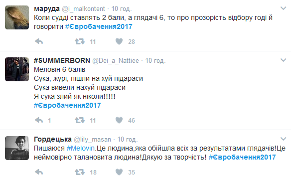 Соцсети бурно обсуждают итоги финала Нацотбора на Евровидение 2017
