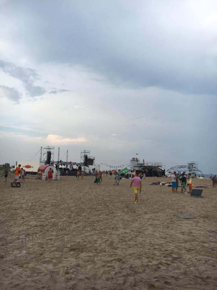 одесса  Z-Games дождь буря фот