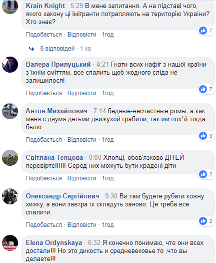 &quot;Национальные дружины&quot; самостоятельно демонтировали незаконный лагерь ромов в столице (видео)