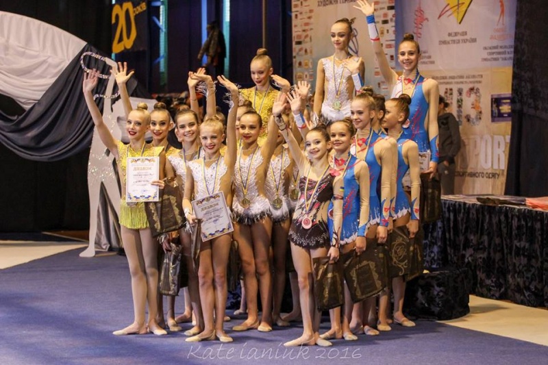 Вика Денисенко стала чемпионкой Украины по художественной гимнастике