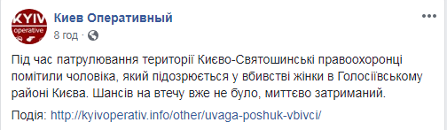 Вбивство жінки в ліфті: поліція затримала підозрюваного (фото)