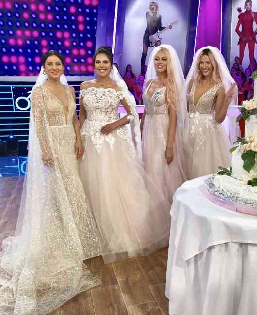 "Хто зверху?": украинские селебрити "примерили" свадебные образы для победы в телешоу (фото)