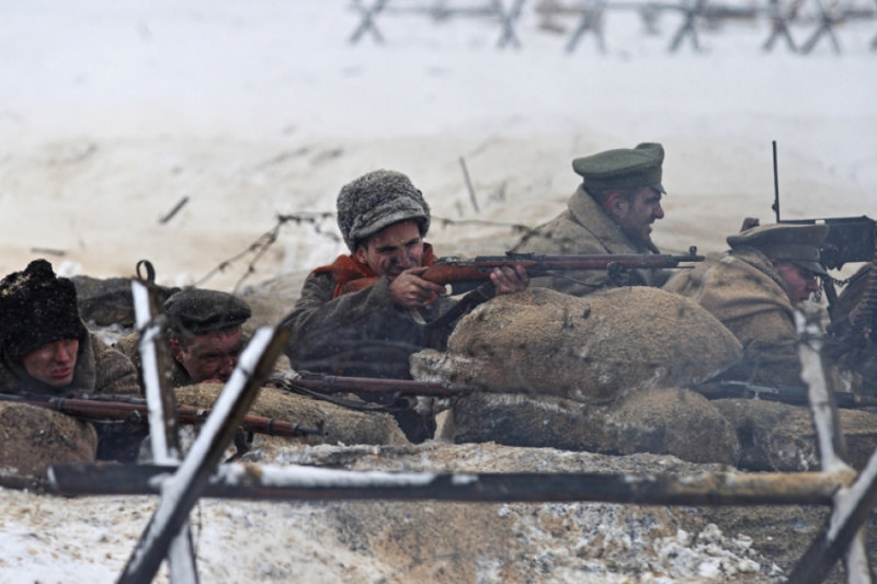&quot;Крути 1918. Захист&quot;: украинские бойцы снимаются в историческом фильме