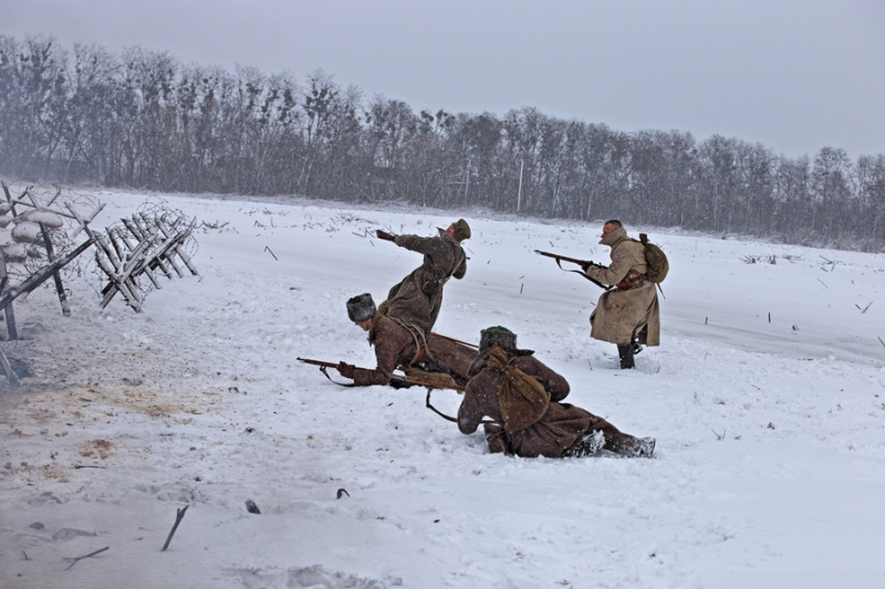 &quot;Крути 1918. Захист&quot;: украинские бойцы снимаются в историческом фильме