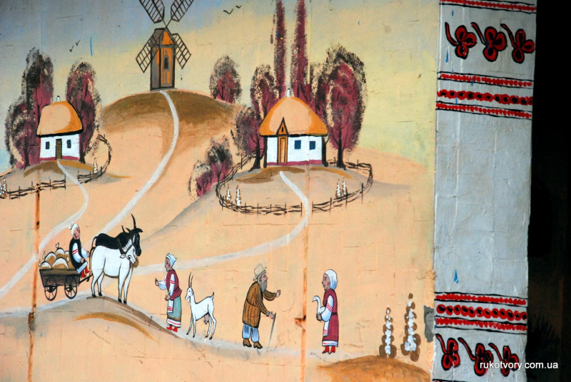 У Київській області місцева художниця розмалювала зупинки (фото)