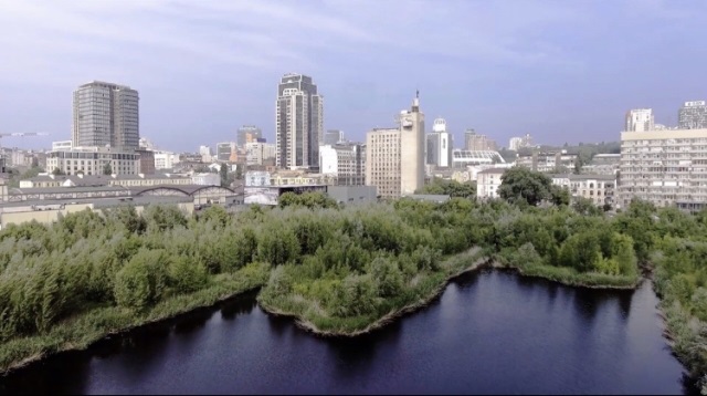 В центрі Києва знайшли озеро у формі кота і хочуть зробити там парк мрії