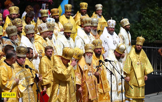 Крестный ход УПЦ КП в Киеве: яркий фоторепортаж с мероприятия