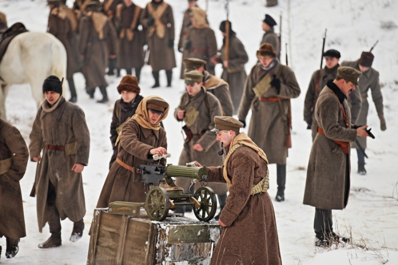 &quot;Крути 1918. Захист&quot;: украинские бойцы снимаются в историческом фильме