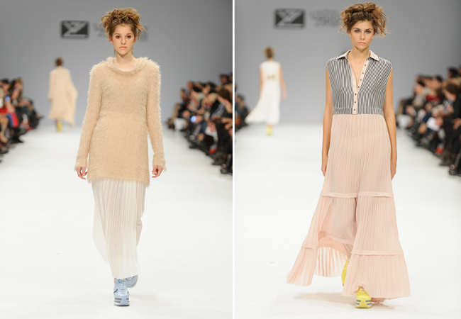 Прозорі блузки, кльош і вічна смужка: модні тренди сезону весна/літо-2017 від українських дизайнерів. Частина перша