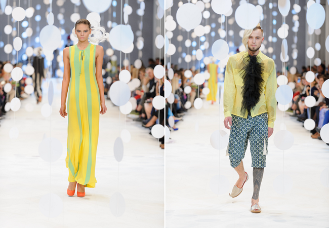 Прозорі блузки, кльош і вічна смужка: модні тренди сезону весна/літо-2017 від українських дизайнерів. Частина перша