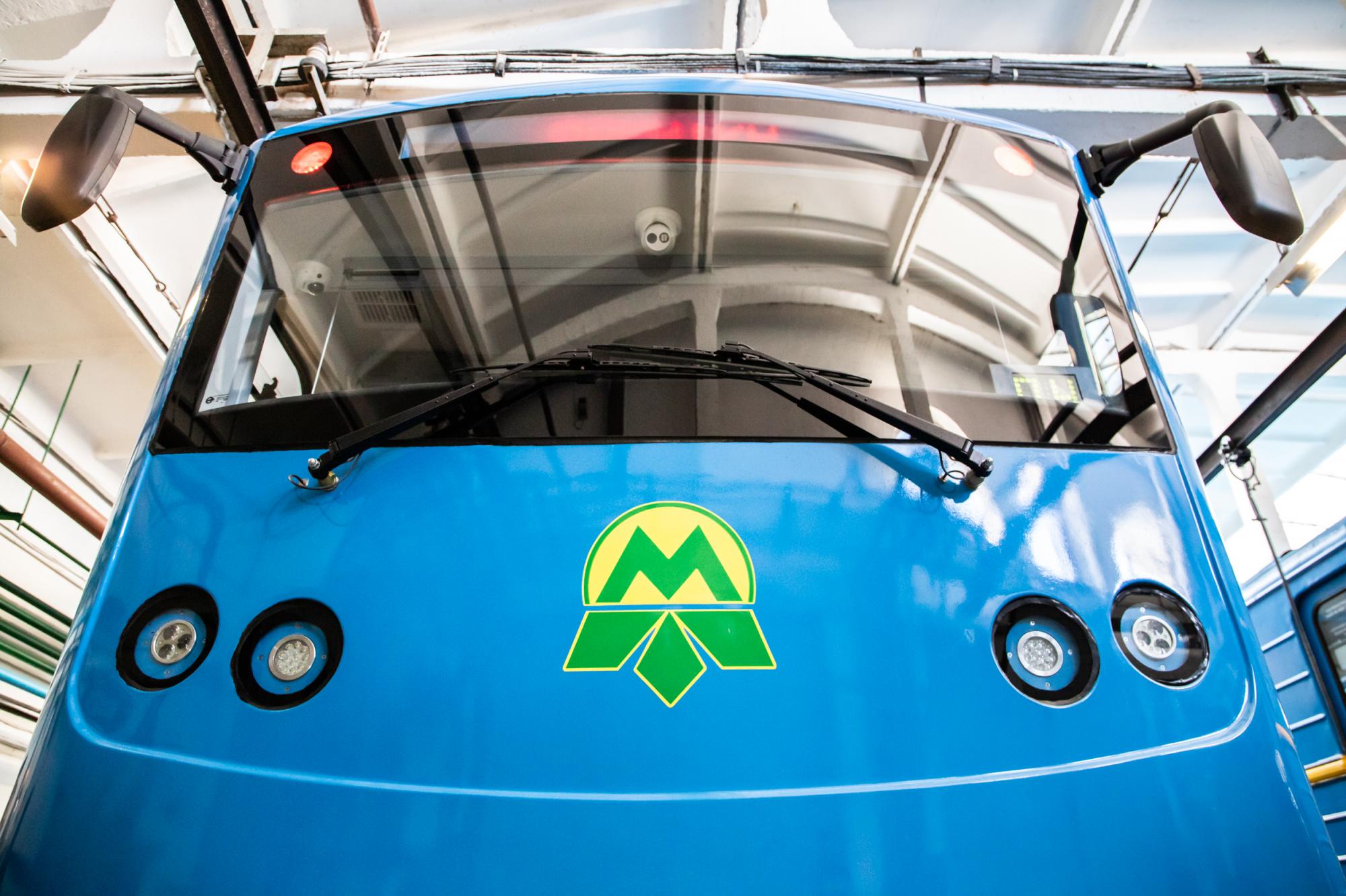 Киянам показали новий поїзд, який невдовзі з'явиться в метро