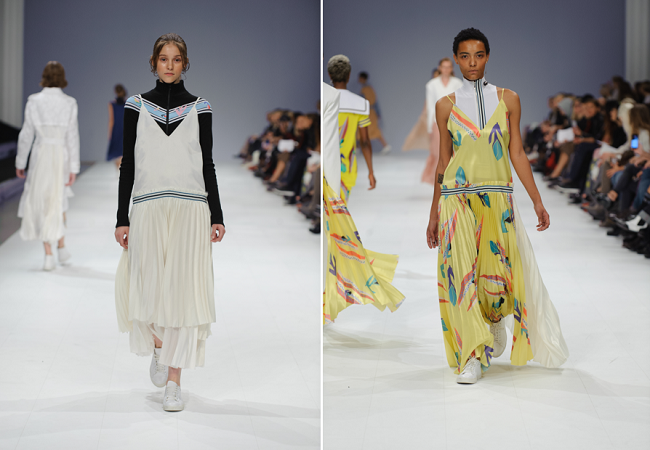 Прозорі блузки, кльош і вічна смужка: модні тренди сезону весна/літо-2017 від українських дизайнерів. Частина перша