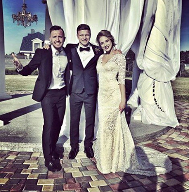 Футболіст "Динамо" одружився на чемпіонці з акробатики