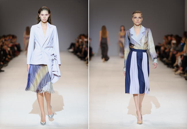 Прозорі блузки, кльош і вічна смужка: модні тренди сезону весна/літо-2017 від українських дизайнерів. Частина перша