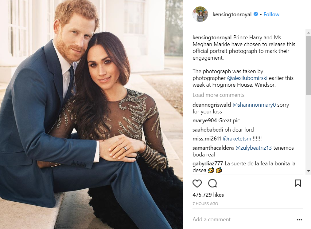 В сети появились фото помолвки принца Гарри и Меган Маркл