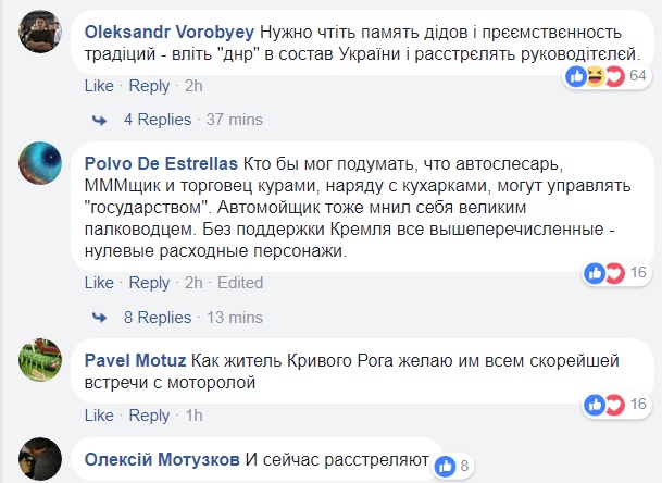 В Донецке отметили годовщину образования Донецко-Криворожской республики (фото)