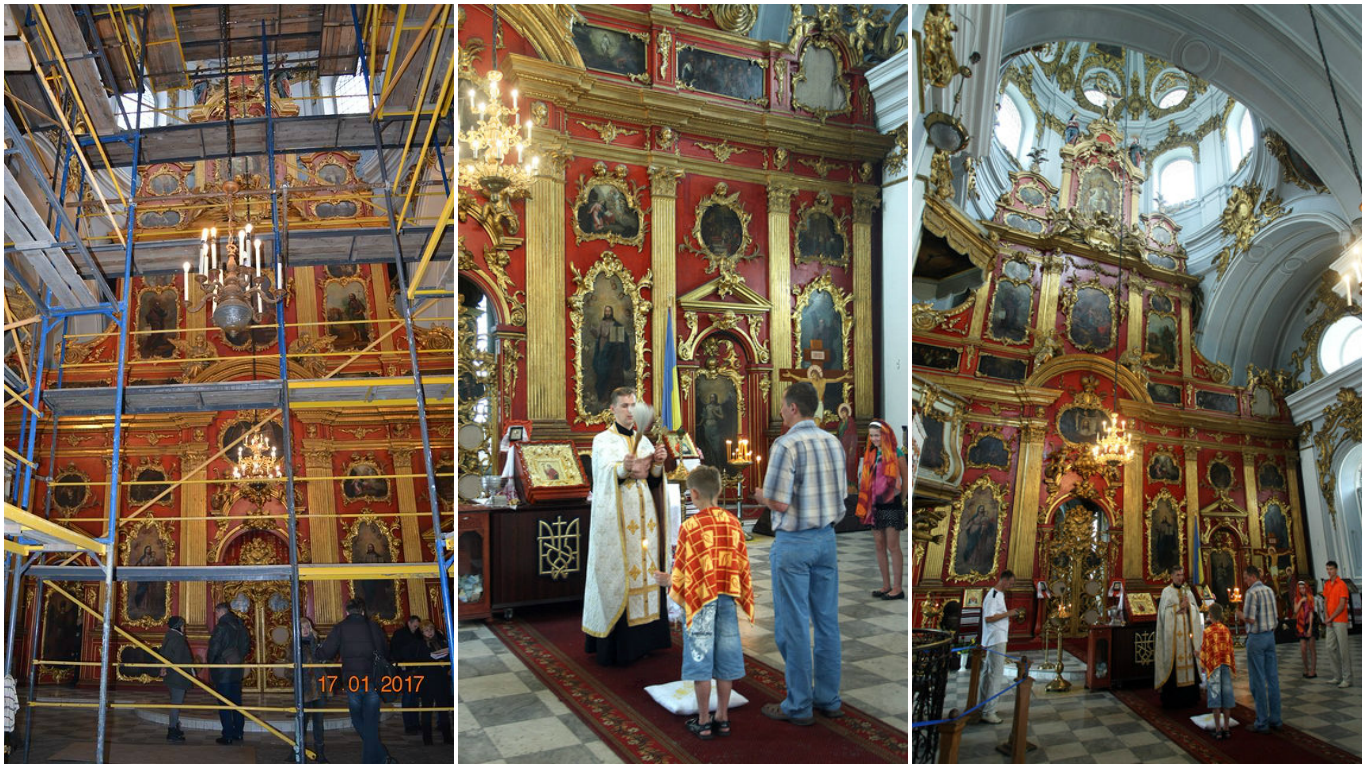 У мережі показали, як проходить реставрація легендарної Андріївської церкви