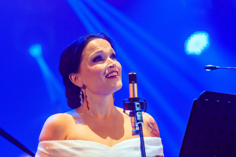 Тарья Турунен в Киеве отметила черно-белое Рождество и заговорила на украинском (фоторепортаж)