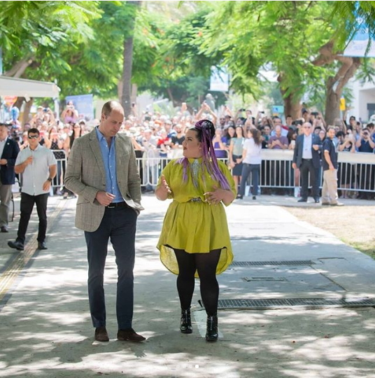 Принц Уильям прогулялся с победительницей Евровидение 2018