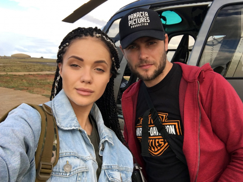 Украинская певица устроила дикие танцы с гепардом в самом сердце Африки (видео)