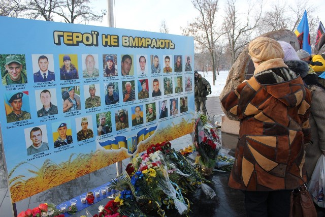 В Днепропетровской области появился памятник бойцам АТО