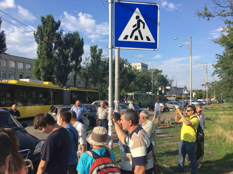 У Києві жорстко покарали "героя парковки", який паралізував рух (фото)