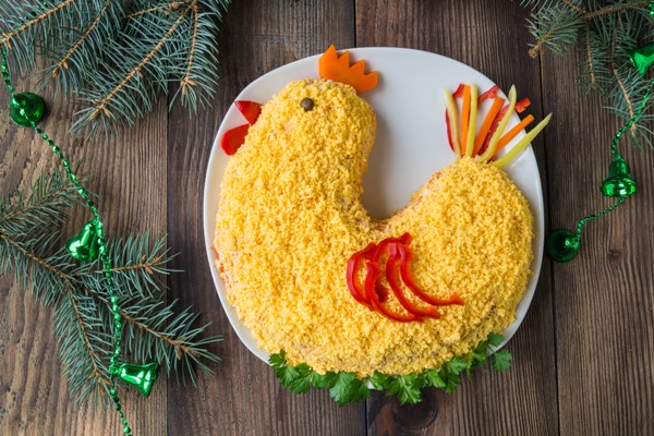 Салаты на Новый год 2017: простые и вкусные рецепты с фото
