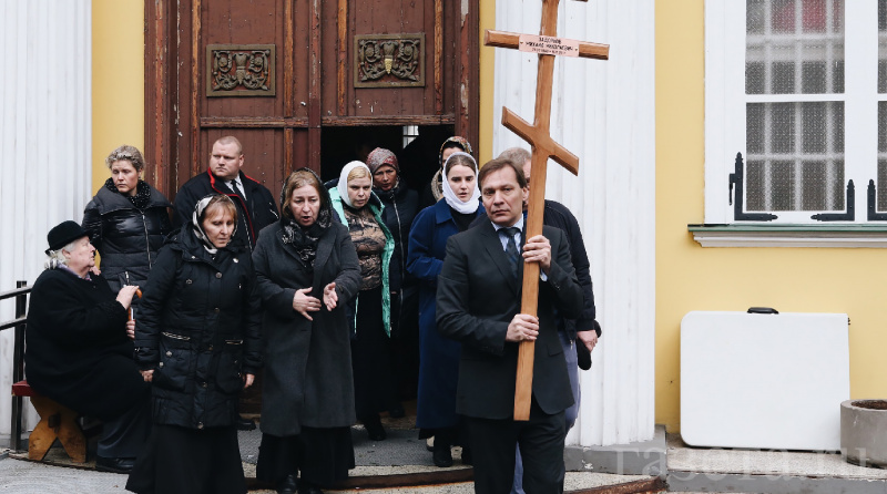 У Латвії попрощалися з Михайлом Задорновим (відео)