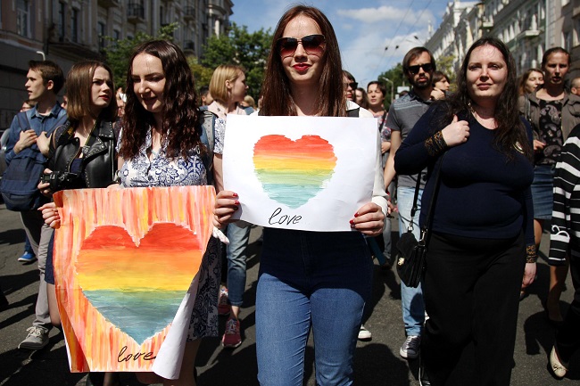 Участники Марша равенства в Киеве призывали любить и уважать друг друга