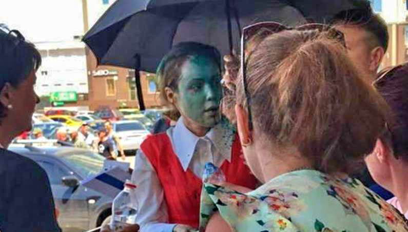 В Одесі нардепа перетворили в "зеленого чоловічка"