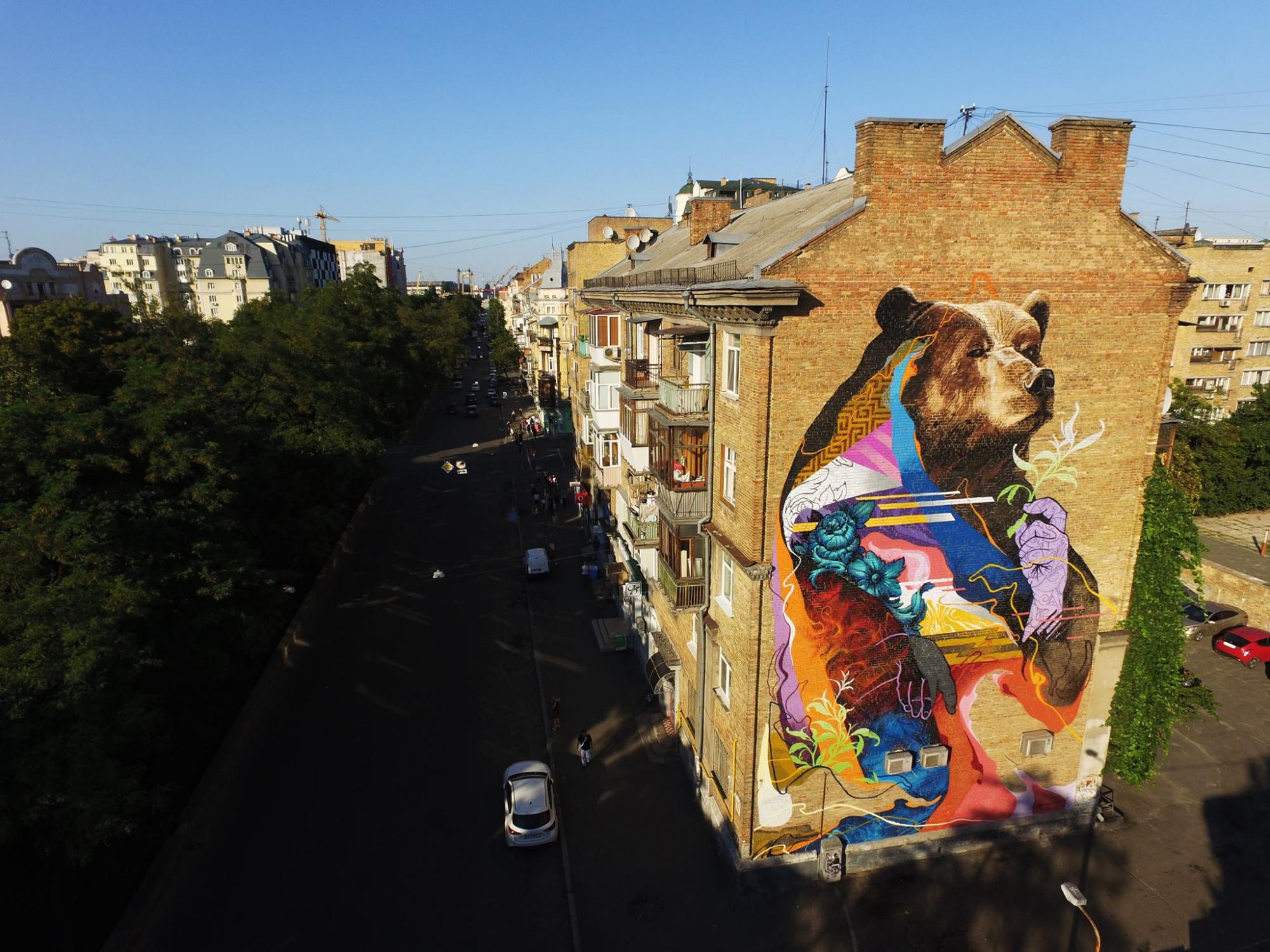 Лучшие картины: украинские муралы попали в топ произведений уличного искусства