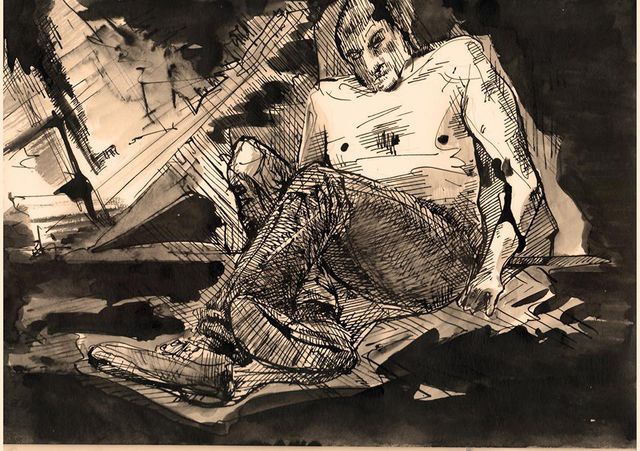 Художник з Донецька показав, що з ним робили терористи "ДНР" у полоні в картинках (фото)