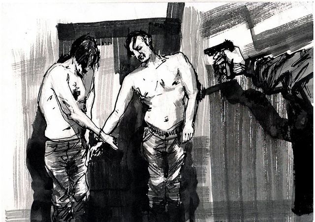 Художник з Донецька показав, що з ним робили терористи "ДНР" у полоні в картинках (фото)