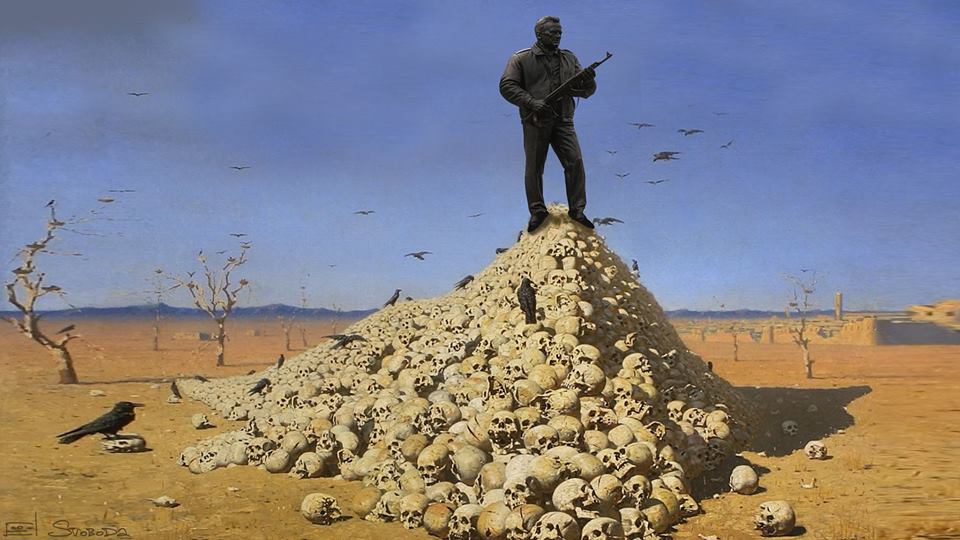 Известный карикатурист показал, как должен выглядеть памятник Калашникову в центре Москвы