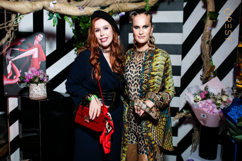 Знаменитая украинская модель Алла Костромичева устроила "джунгли" в центре Киева (фото)