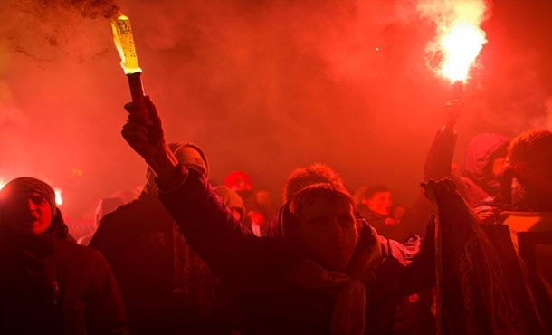 &quot;Памяти павших&quot;: футбольные ультрас вдохновили сборную Украины Маршем Единства