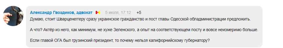 Приедут Маск и Шварценеггер: кандидат в нардепы оскандалился заявлением