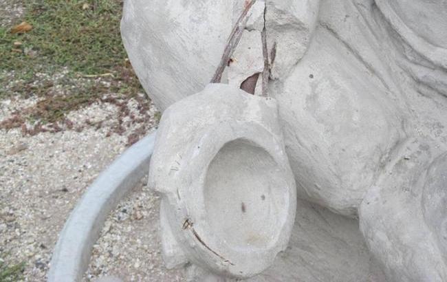 Вандализм в Николаеве: поврежден памятник казаку Мамаю