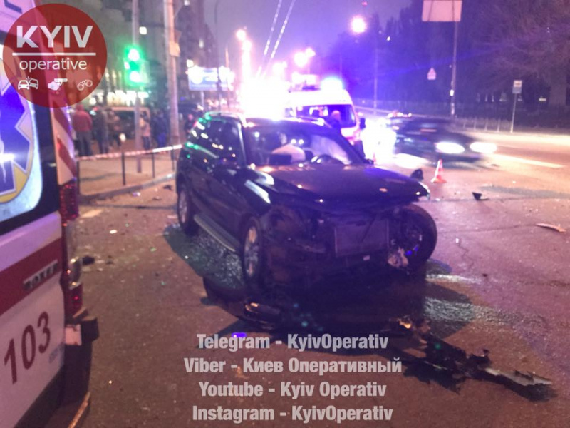 "Почти как в Харькове": в Киеве таксист устроил масштабную аварию