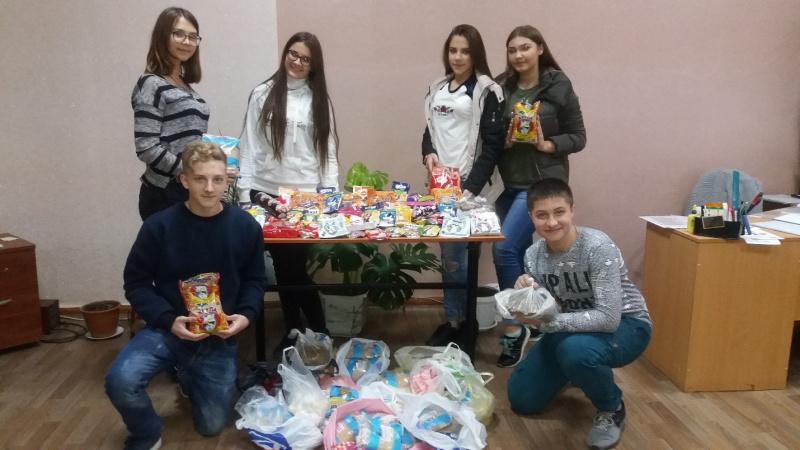 Українські школярі зібрали понад 5 тонн корму і круп для бездомних тварин