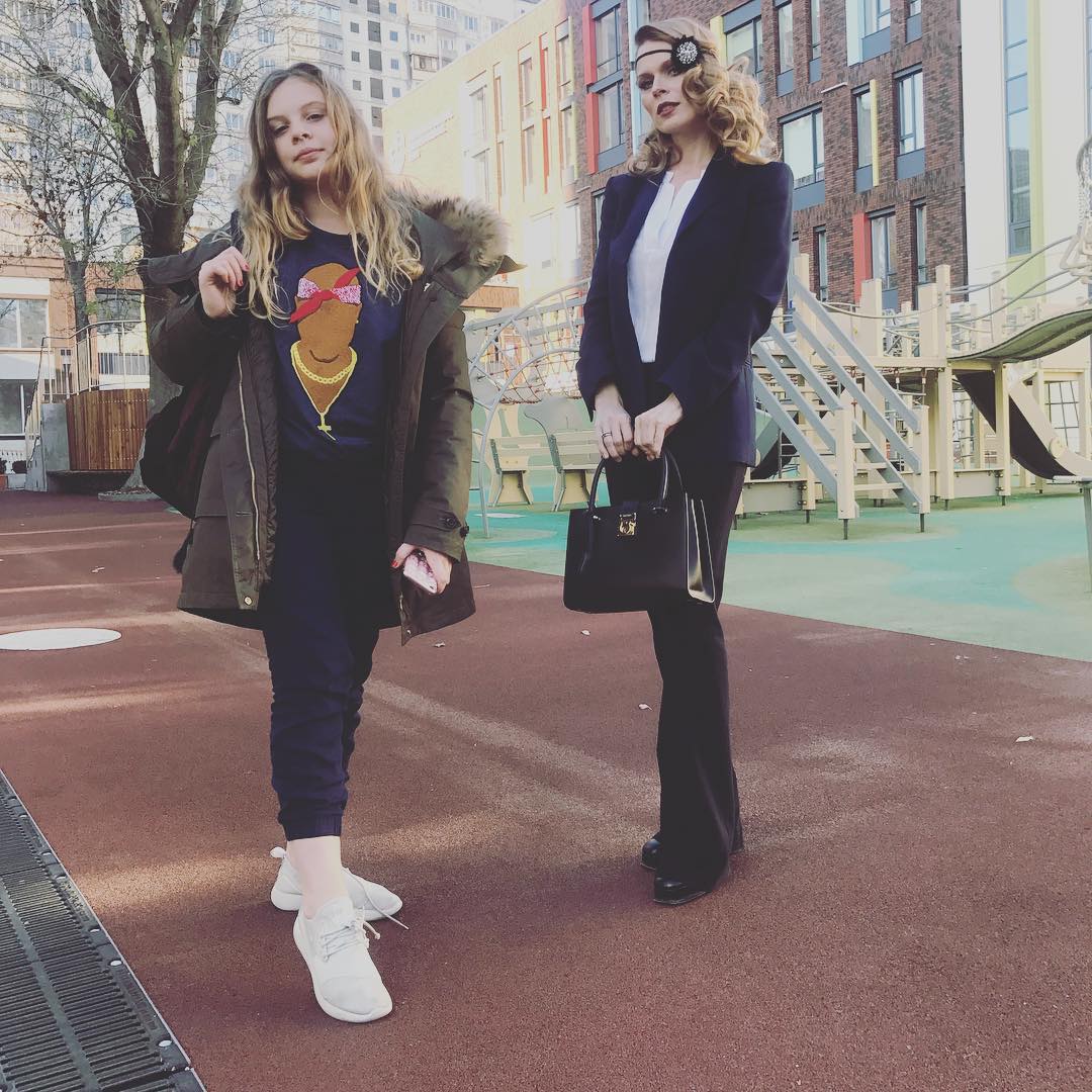 Ольга Фреймут і донька Злата