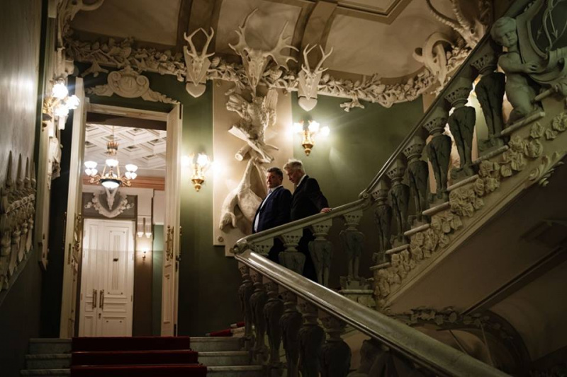 Порошенко показав режисерові Линчу "Дім з химерами"