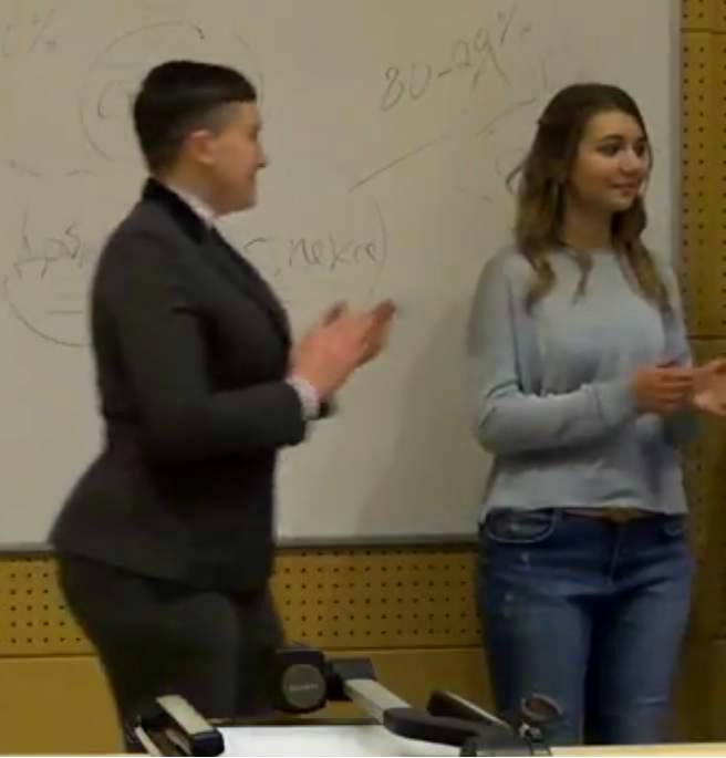 Савченко сделала скандальное заявление об Украине, "начавшей войну" на Донбассе