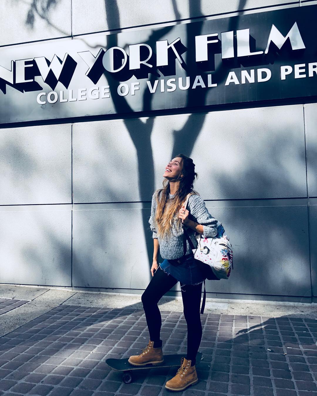 Регина Тодоренко во время обучения в Штатах