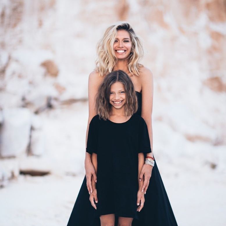 Брежнева с младшей дочерью