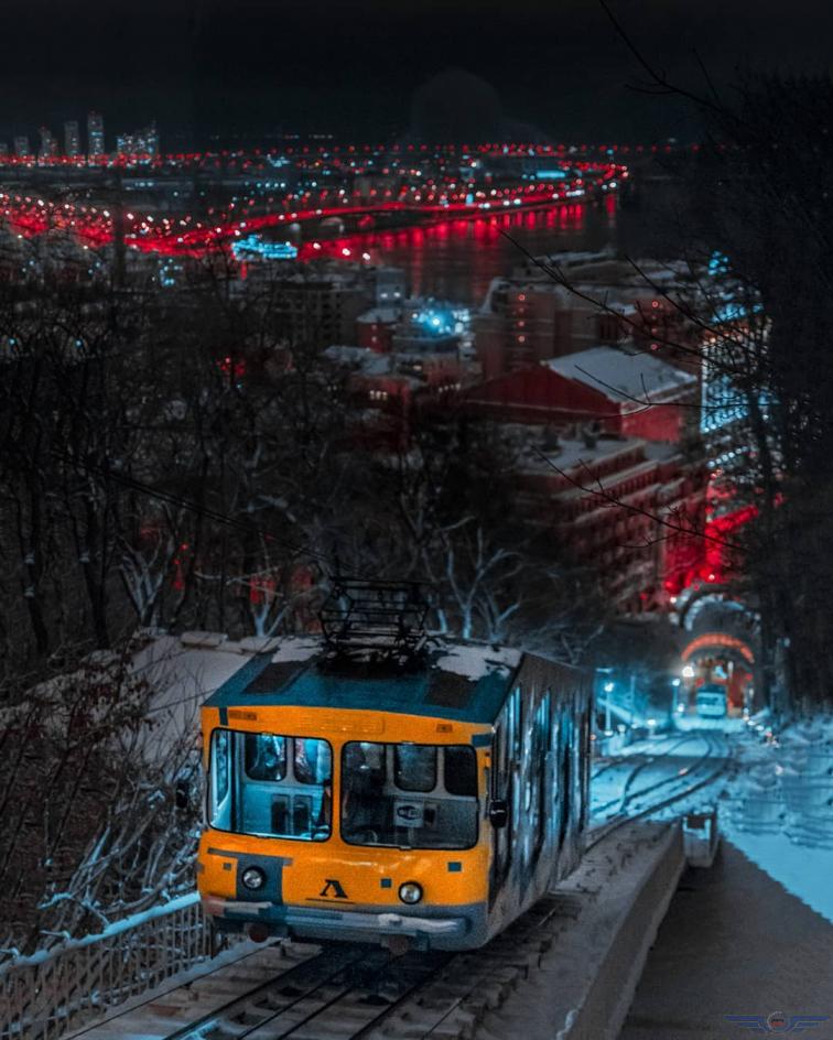 Киевский фуникулер установил новый рекорд