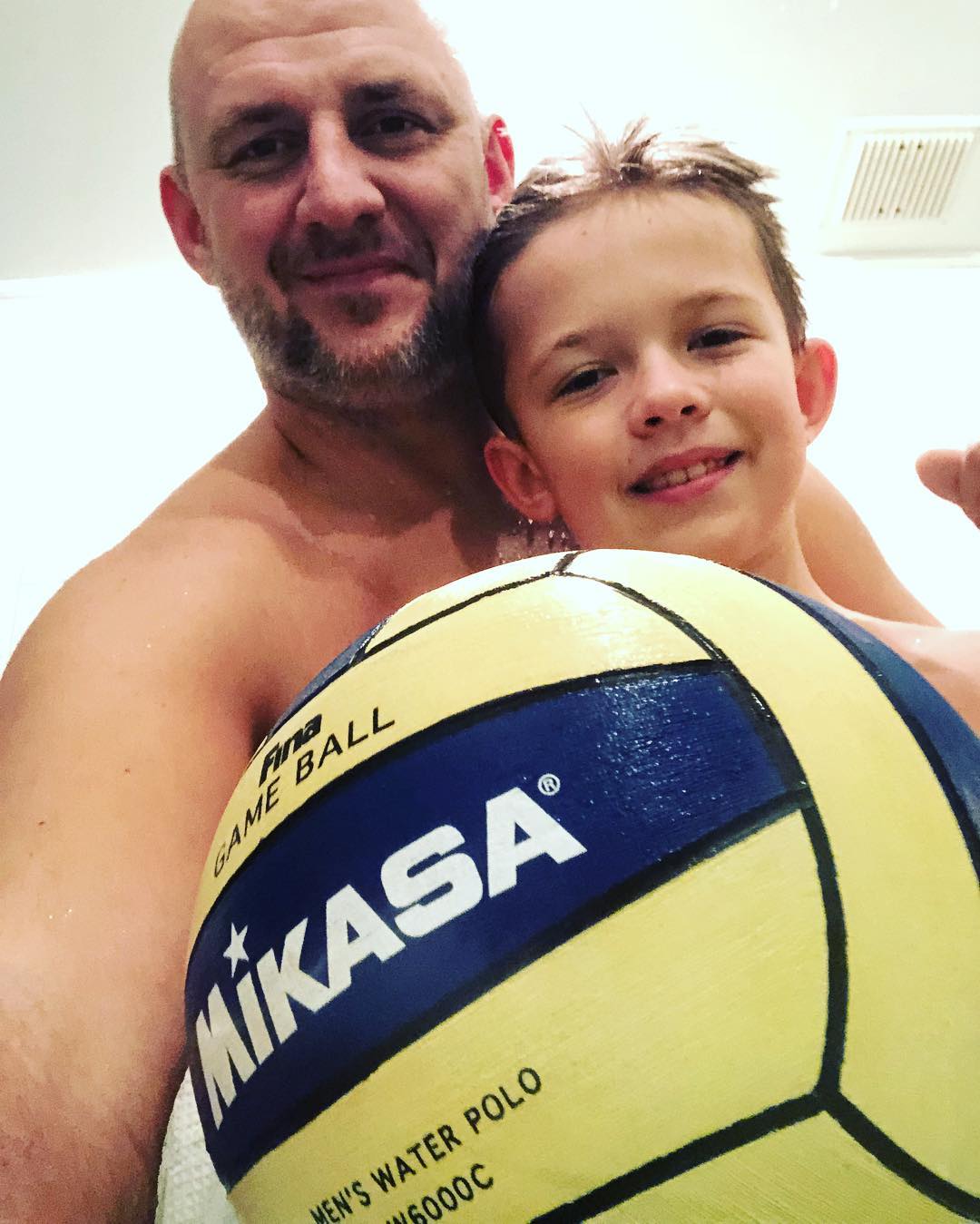 Алексей Потапенко с сыном